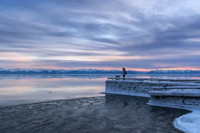 Восход солнца на Байкале (фото Олег Ловцов) — Байкал | Восход, Солнце,  Озеро байкал