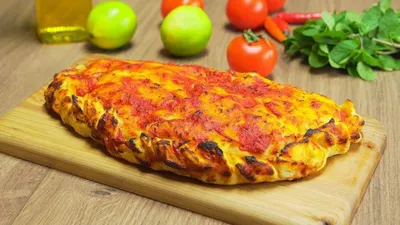Закрытая пицца кальцоне: пошаговый рецепт с фото