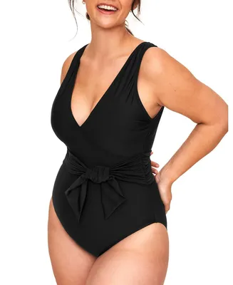 Новые женские слитные купальники больших размеров, купальный костюм с  глубоким V-образным вырезом для летнего пляжа | AliExpress