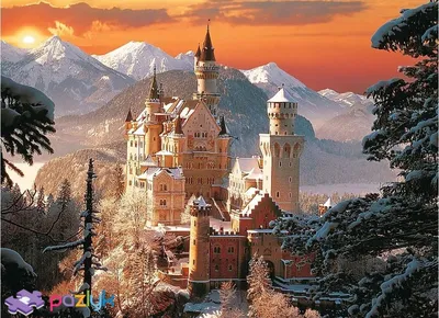 Дворцы и замки Германии: Нойшванштайн (Neuschwanstein Castle)