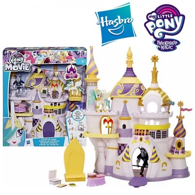 Замок my little pony | Замок пони Принцессы Селестии Кантерлот My Little  Pony Hasbro C0686