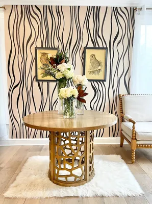 Zebra Espresso Wallpaper | Warner House