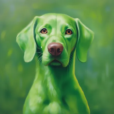 Зелёная собака» — создано в Шедевруме