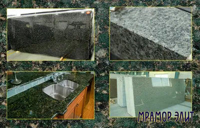 Памятники из зеленого гранита и мрамора