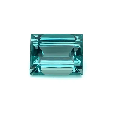 Collectible: Rare Natural Green Topaz in Cushion Cut - BIRON® Gems