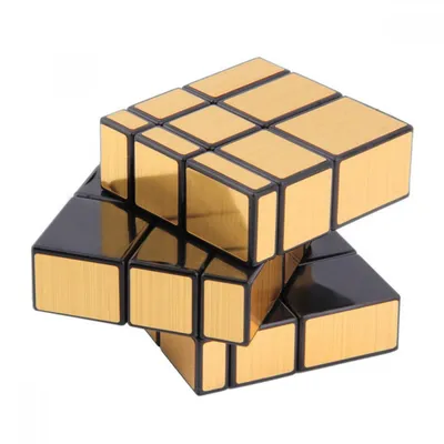 Головоломка Кубик Рубика Зеркальный куб Shengshou золотой