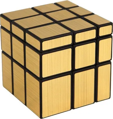 Головоломка Зеркальный Кубик Рубика, цвет: золотой - купить с доставкой по  выгодным ценам в интернет-магазине OZON (220945971)