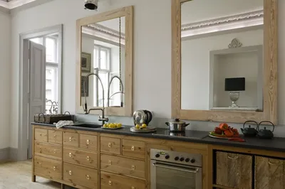 Зеркальный фартук для кухни в Санкт-Петербурге, цена в СПб
