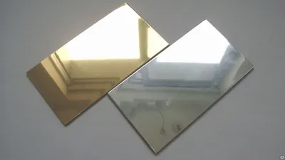Зеркальная композитная панель - зеркало золото, серебро 3мм, 4 мм, цена в  Казани от компании ЛТ-СТИЛЬ