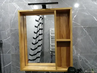 Зеркало в металлической раме с полкой Айрон Shelf - купить в Москве |  Дизайнерские зеркала
