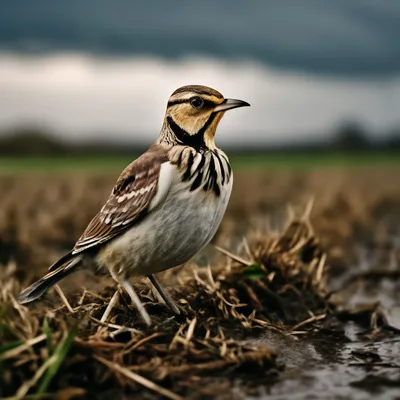 Жаворонок, Crested lark, Испания : r/tjournal_refugees