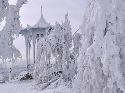 Зимний Железноводск, короткая прогулка в снегопад | По горам | Дзен