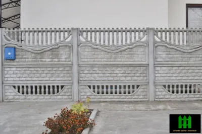 Забор бетонный монолитный двусторонний | Бетонные столбики Хмельницкий