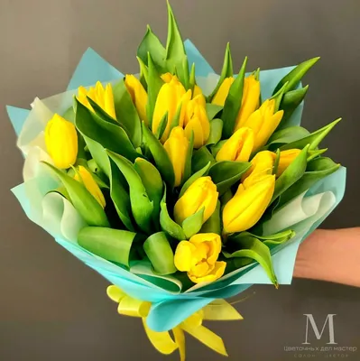 Купить букет желтых тюльпанов в Москве - цены в каталоге магазина La Bouquet