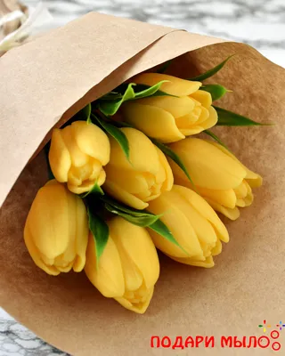 Желтые тюльпаны | Тюльпаны, Желтые тюльпаны, Букет
