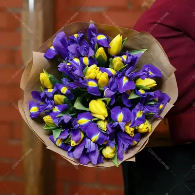 Заказать Букет из 29 желтых тюльпанов в Киеве