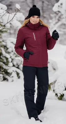 Премиальный женский теплый зимний лыжный костюм Nordski Mount Wine  NSW530724-NSW216100 - SkiRunner.ru