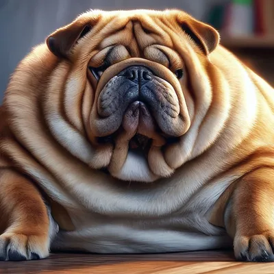 Толстая собака - 73 фото