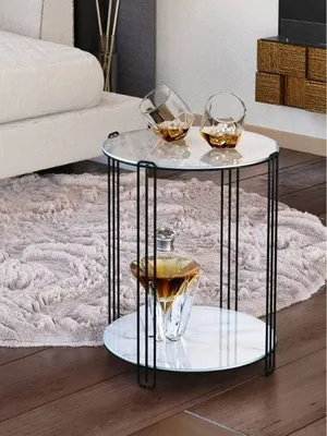 Стеклянный журнальный стол, кофейный столик купить в Москве - магазин  Damian-M
