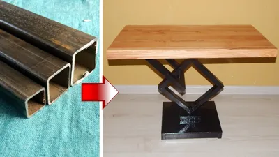 журнальный столик в стиле лофт своими руками (loft furniture) | КоВкА | Дзен