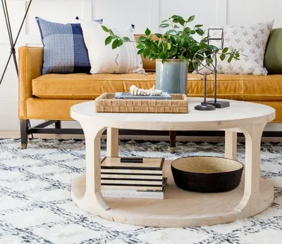 Simple coffee table made of wood, metal and glass DIY - YouTube