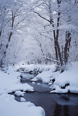 Картинки вода, горы, деревья, зима, красивые, небо, природа, снег,  широкоформатные - обои 1600x900, картинка №128888