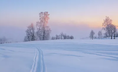 Зима рассвет фото фотографии