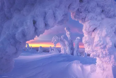 Зима в Финляндии. Лапландия