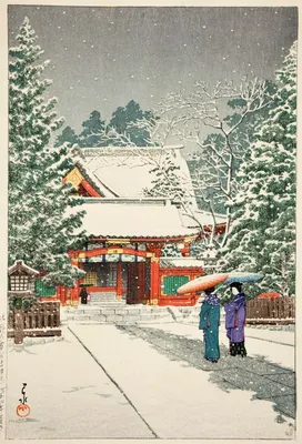 Зима в Японии - красивые фото