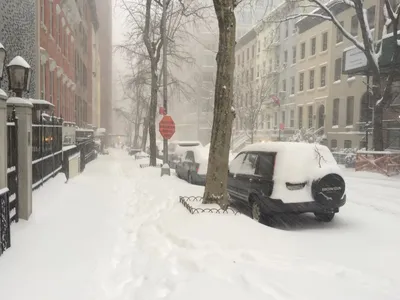 Картинка на рабочий стол winter, зима, new-york, нью-йорк, снегопад,  new-york under snow, снег 1920 x 1080