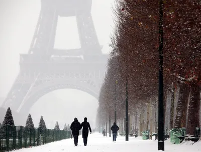 Зима во франции - 60 фото