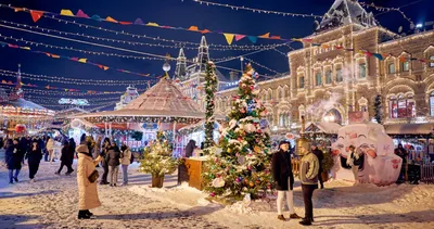 Зимняя праздничная Москва (19 фото)
