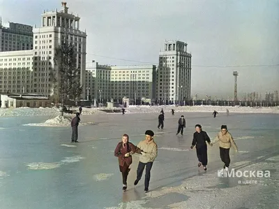 Картина маслом \"Зимняя Москва\" Еникеев