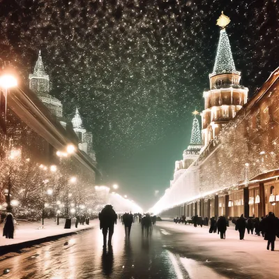 Москва зимняя | Пикабу