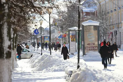 Зимние девушки на улицах Твери (фото, часть 16 -я)