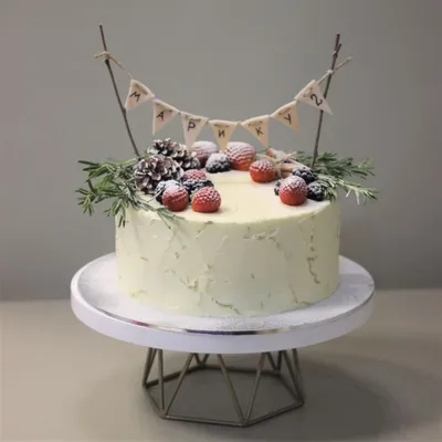 Торт зима. Зимний торт. | Christmas cake, Cake design, Cake