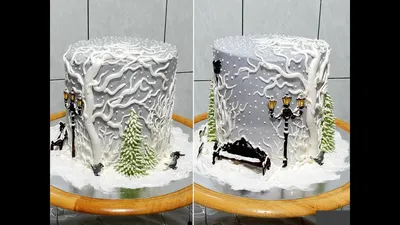 Зимние торты для праздничного настроения