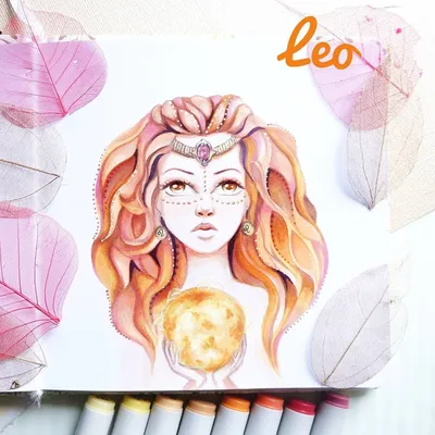 Ещё один знак зодиака - Лев🦁♌вот такая рыжеволосая девушка  получилась💛🧡❤️ #зодиак #гороскоп #лев #девушка #маркеры #сп… | Знак  зодиака лев, Знаки зодиака, Зодиак