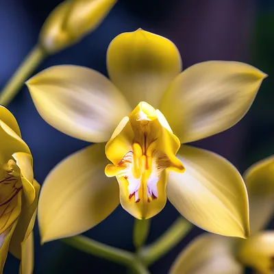 Золотая орхидея, красота, цветок, 34К…» — создано в Шедевруме