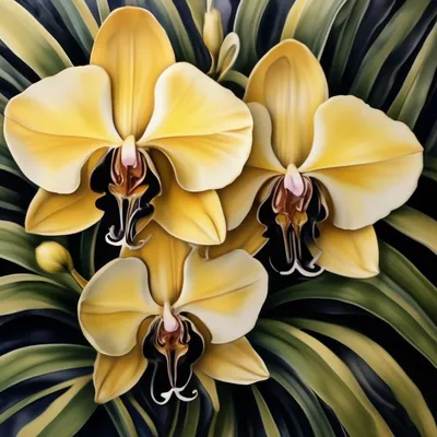 Золотая Орхидея — стоковые фотографии и другие картинки Орхидея - Орхидея,  Золотой, Без людей - iStock