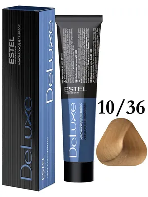 Крем-краска для волос Estel De Luxe 9/36 блондин золотисто-фиолетовый, 60  мл купить недорого в интернет-магазине ВОЛГТЕК