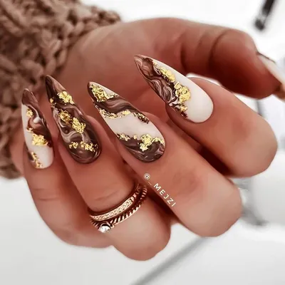 Золотой маникюр 2024-2025, модные ногти с золотом, фото ledysoveti.ru | Wow  nails, Kylie nails, Nails