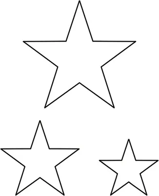 Шаблон Звезды Для Вырезания Из Бумаги | Kids-Pic.com