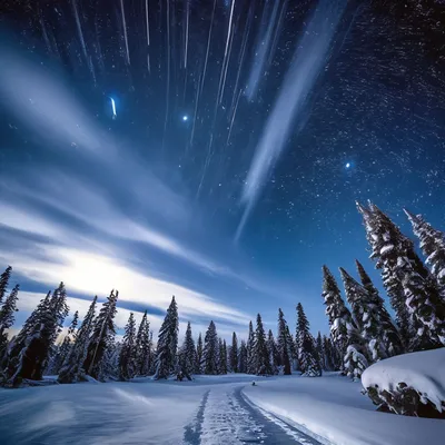 Высоко в горах зимой дуют ветры и светят звёзды. Photographer Olga Kulakova